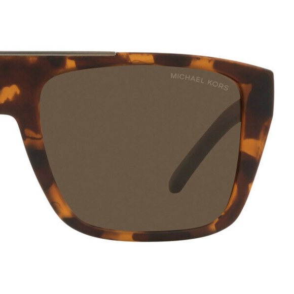 MICHAEL KORS MK2159 BYRON 300673 Matte Dark Tort/DkBrown Solid 55mm - Picture 4 of 7